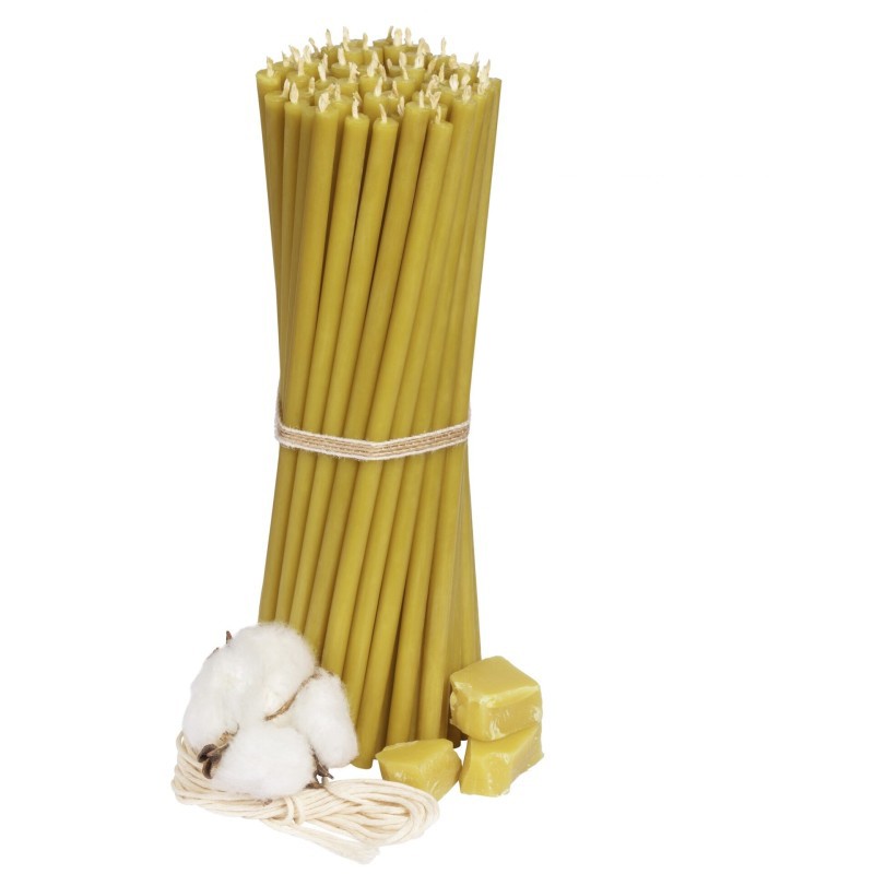 Kloostriküünlad parafiin + 20% mesilasvaha N20, 1 kg 50 tk