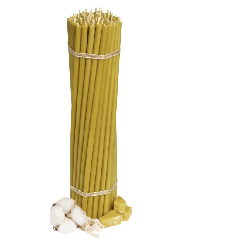 Kloostriküünlad parafiin + 20% mesilasvaha N30, 1 kg 75 tk