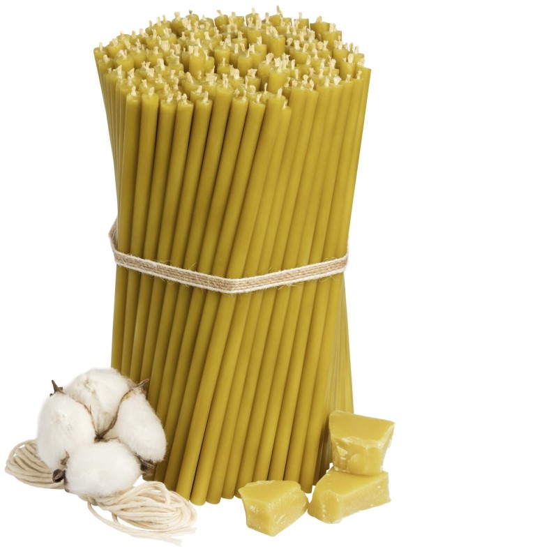 Parafiin- ja tseresiinküünlad N100, 1 kg 250 tk