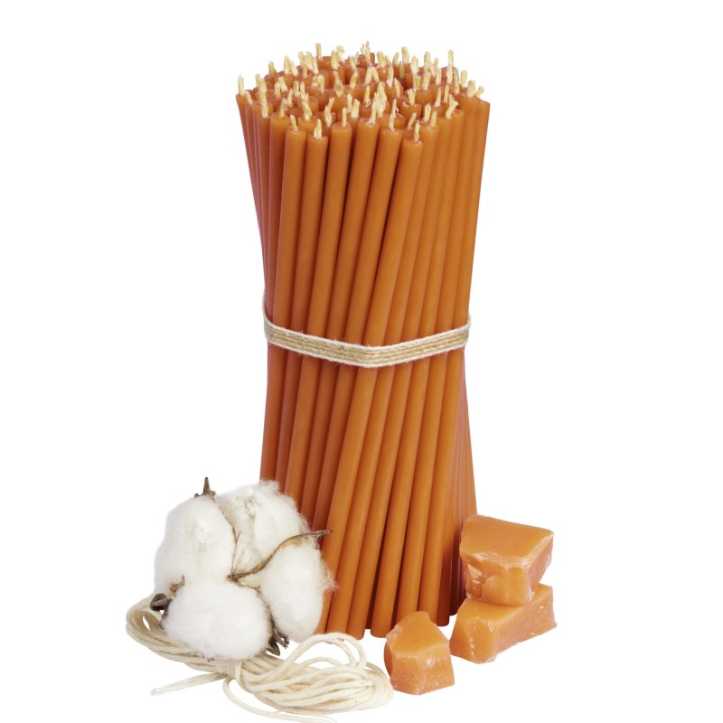 Oranžid mesilasvaha küünlad N120