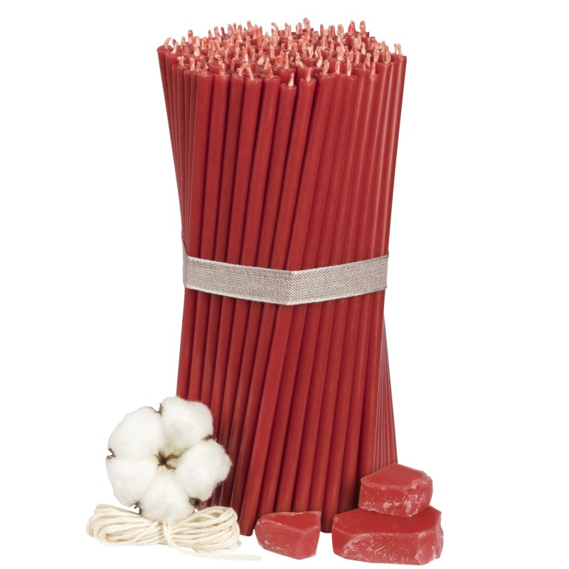 Diveevo punase mesilasvaha kirikuküünlad N20