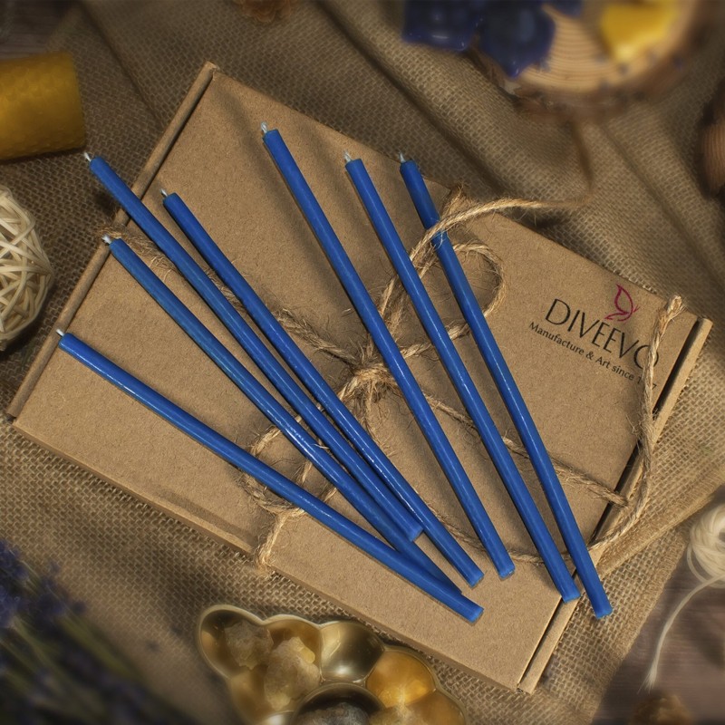 Sinised mesilasvaha kirikuküünlad N10 Diveevo